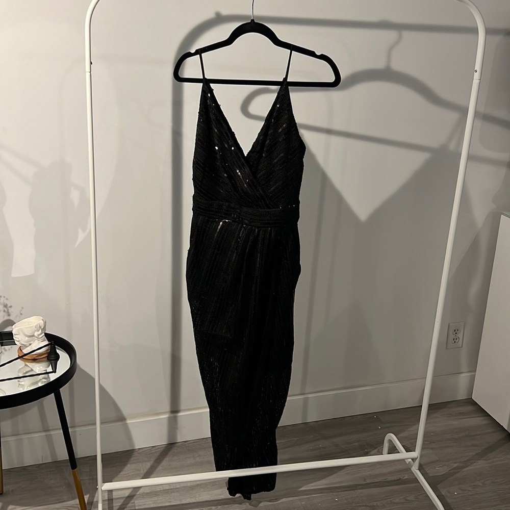 Black evening dress